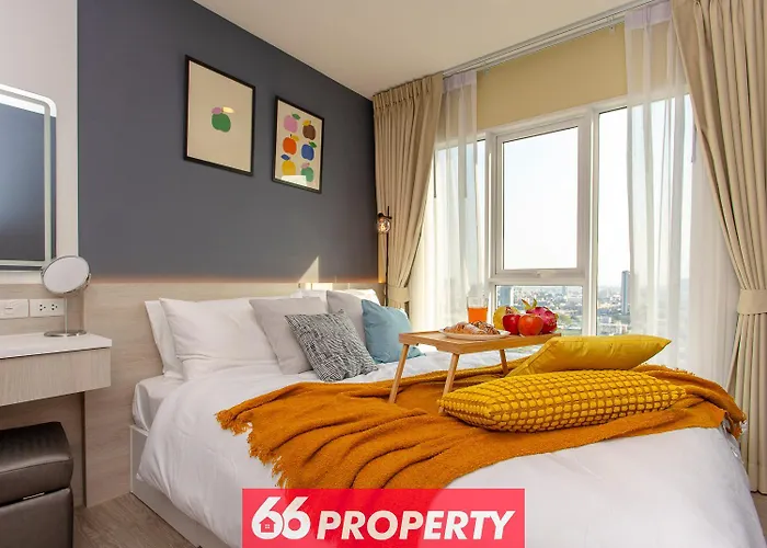Long-Stay High Floor Apartment, Bangna, Near Bts, Malls
